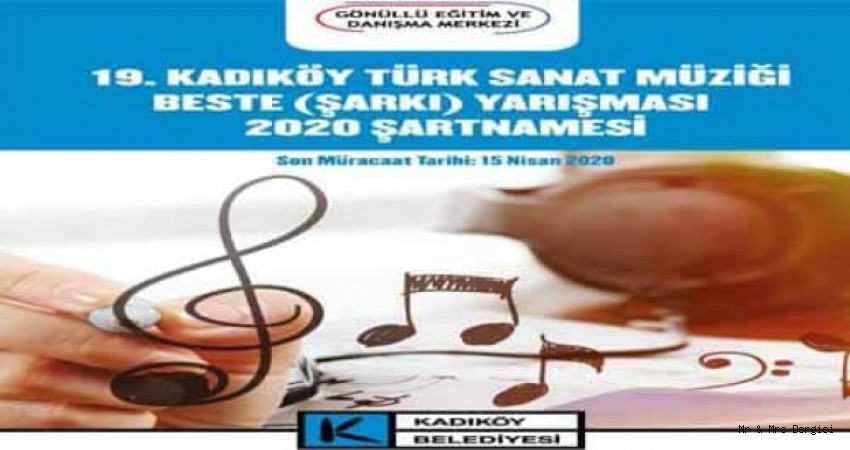 KADIKÖY TÜRK SANAT MÜZİĞİ BESTE YARIŞMASI BAŞLADI