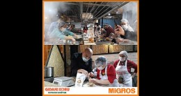 Migros’tan gıdanı koru sofrana sahip çık, kampanyasına büyük destek.