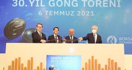 Gedik Yatırım, 30. yılını Borsa İstanbul’da gong töreni ile kutladı