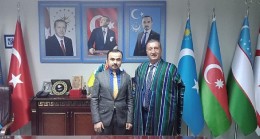 ABP’li Yalçın Doğu Türkistan Cumhurbaşkanı’yla birlikte!