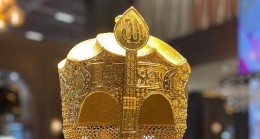 8 kilogram saf altından yapılan Sultan Alp Arslan’ın miğferi İstanbul Jewelry Show’da sergilendi