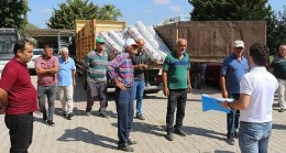 Antalya Büyükşehir’den Serikli çiftçilere sera naylonu desteği
