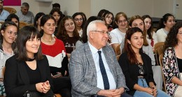 Atatürk Yükseköğrenim Kız Öğrenci Yurdu’nda keyifli söyleşi