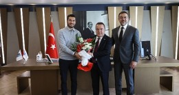 Antalyaspor'un yeni başkanı Sabri Gülel'den Başkan Böcek'e ziyaret