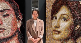 Sanatçı Deniz Sağdıç'ın atık malzemelerle ürettiği portreler, İstanbul Cevahir'de ziyaretçilerle buluşuyor
