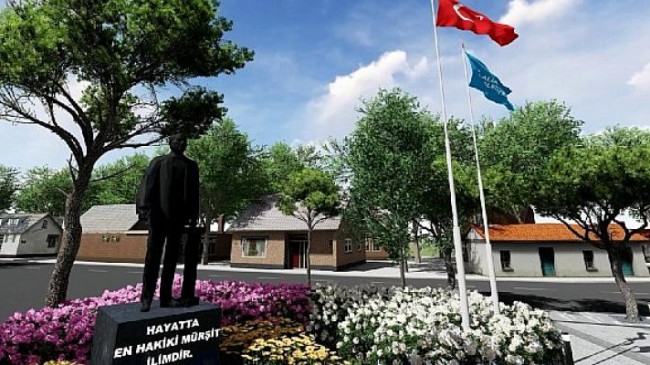 Aliağa Belediyesi’nden Helvacı’ya Tarihi Meydan Projesi