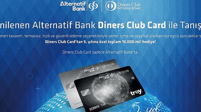 Alternatif Bank Diners Club Card 5. Yılını Kutluyor