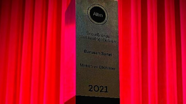 Borusan Sanat’a Social Media Awards Turkey 2021’den Altın Ödül