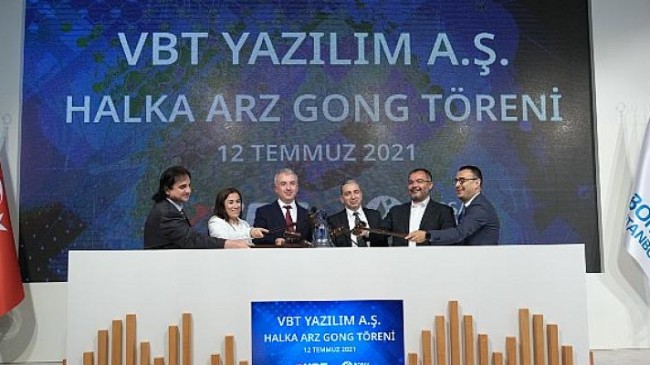 Borsa İstanbul’da gong VBT Yazılım için çaldı!