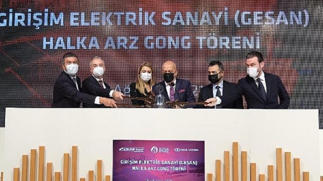 Borsa İstanbul’da Gong Girişim Elektrik Sanayi İçin Çaldı