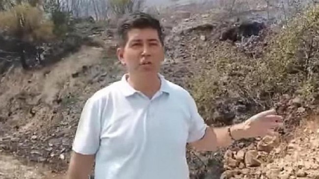 CHP Isparta İl Başkanı Yalım Halıcı, yangınlara adeta feryat etti