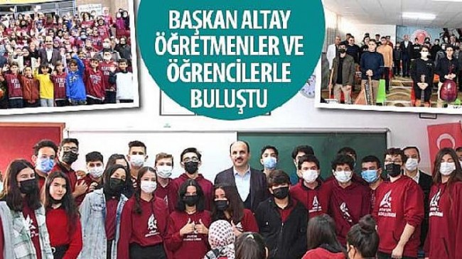 Konya Büyükşehir Belediye Başkanı Uğur İbrahim Altay Öğretmenler ve Öğrencilerle buluştu