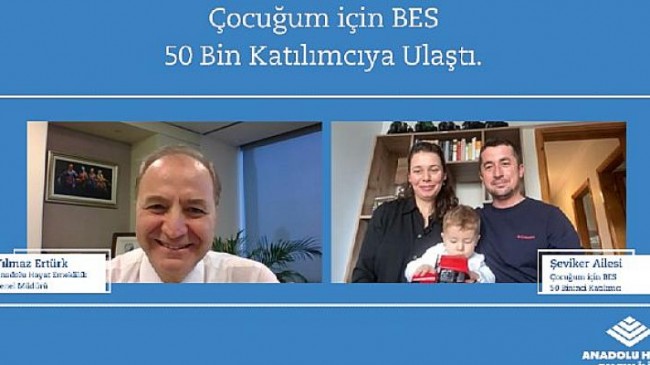 Anadolu Hayat Emeklilik 18 Yaşından Küçükler İçin Sunduğu BES Ürünü ile 50 Bin Katılımcıya Ulaşan İlk Şirket Oldu