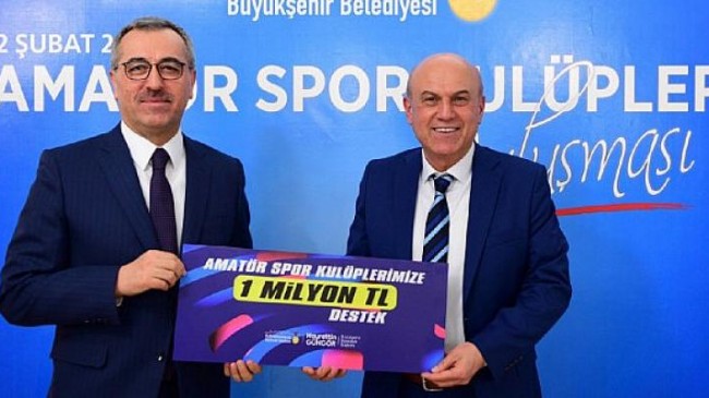 Büyükşehir’den Amatör Spor Kulüplerine 1 Milyon TL Destek