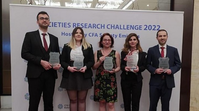 İstanbul Bilgi Üniversitesi öğrencileri CFA Institute Research Challenge’ın Dubai’de gerçekleşen bölgesel yarışmasında birinci oldu