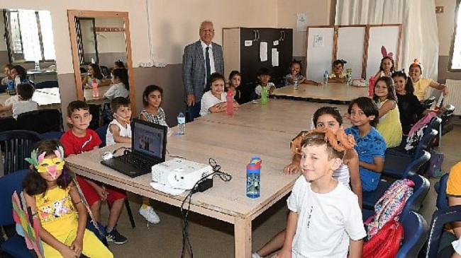 Karabağlar’da çocukların Yaz Okulu keyfi