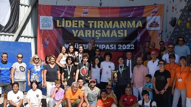 Lider tırmanma yarışması nefes kesti