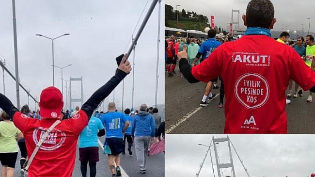 AKUT, “Her Adım Bir Hayat” projesiyle İstanbul Maratonu’nda