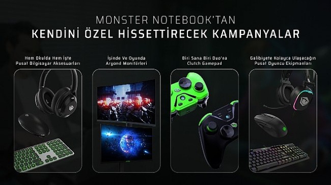 Monster Notebook'tan ara tatile özel yeni kampanya: Hem üretkenliğinizi hem oyun deneyiminizi artırın