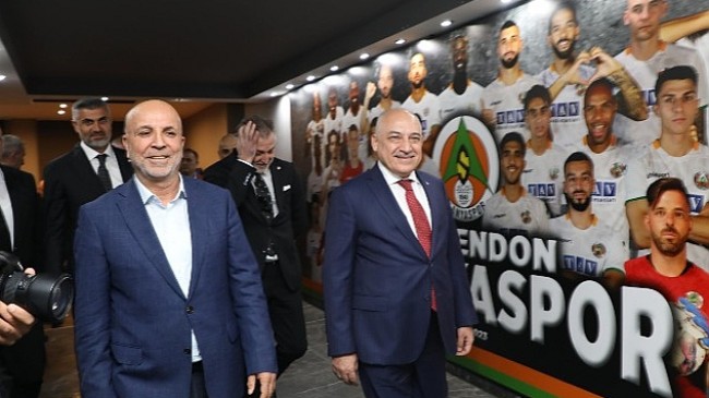 TFF Başkanı Mehmet Büyükekşi'den Alanyaspor'a Ziyaret