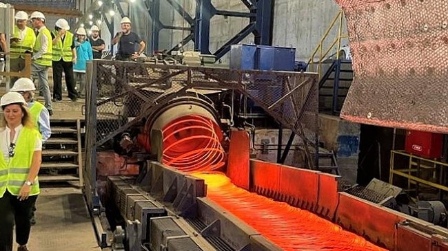 Ege Demir ve Demirdışı Metaller İhracatçıları Birliği Yönetim Kurulu'ndan Kardemir Çelik Aliağa Çelikhane Tesisine Ziyaret