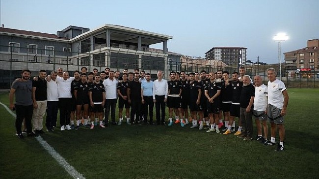 Başkan Taban'dan İnegölspor'a İlk Maç Öncesi Moral Ziyareti