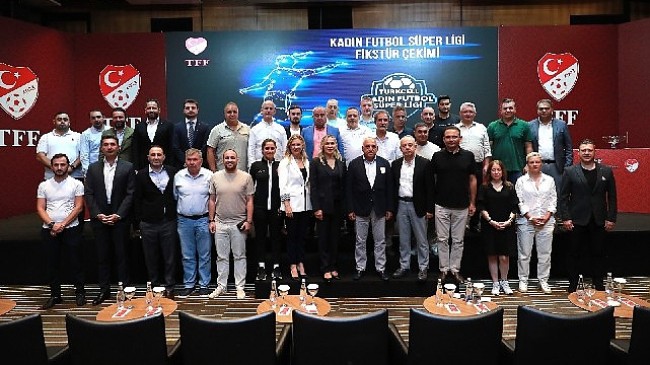 Turkcell Kadın Futbol Süper Ligi'nde 2023-2024 sezonu fikstür çekimi gerçekleştirildi