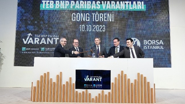 TEB Yatırım, yeni ürünü TEB BNP Paribas Varantları'nı yatırımcılara sunmaya başladı