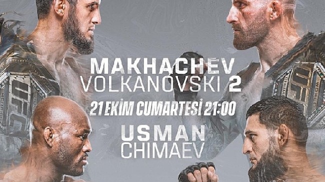 UFC'de “Yılın Dövüş Gecesi" Türkiye'de Sadece S Sport Plus'ta
