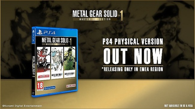 Metal Gear Solid: Master Collection Vol.1 PlayStation®4 Fiziksel Sürümü Çıktı!