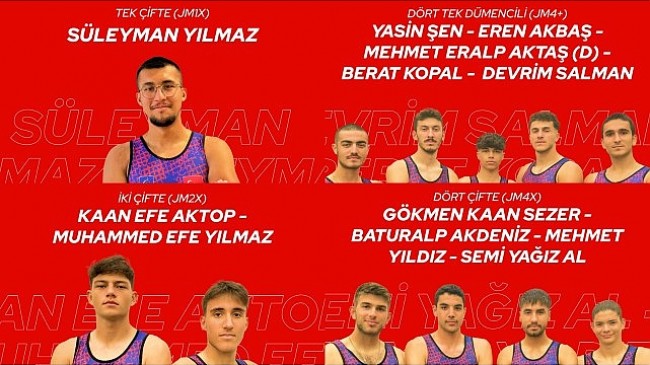 Türkiye Kürek Milli Takımı, Polonya'da düzenlenecek Gençler Avrupa Kürek Şampiyonası'nda mücadele edecek