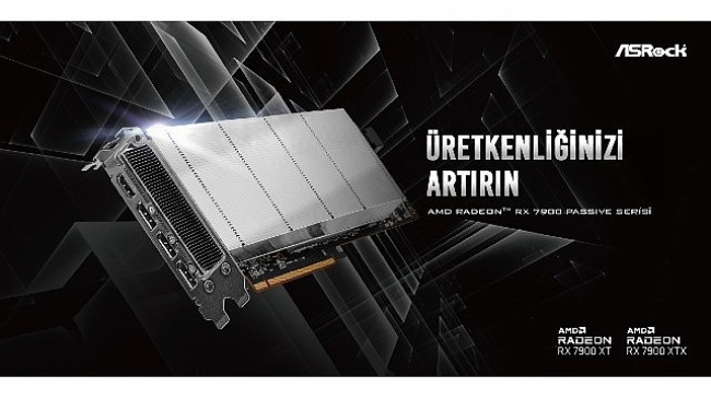 ASRock Fansız Ekran Kartı AMD Radeon™ RX 7900 Passive Serisini Duyurdu