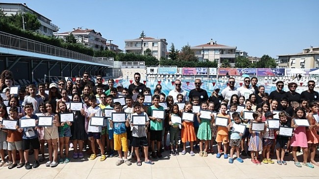 Yaz Spor Okulları’nda sertifika heyecanı