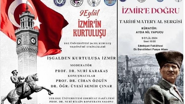 EÜ’de  “İşgalden Kurtuluşa İzmir Konferansı ve İzmir’e Doğru Sergisi” düzenlenecek