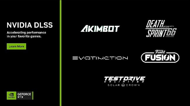 EVOTINCTION, Akimbot ve Test Drive Unlimited Solar Crown NVIDIA DLSS 3 Desteği Alıyor