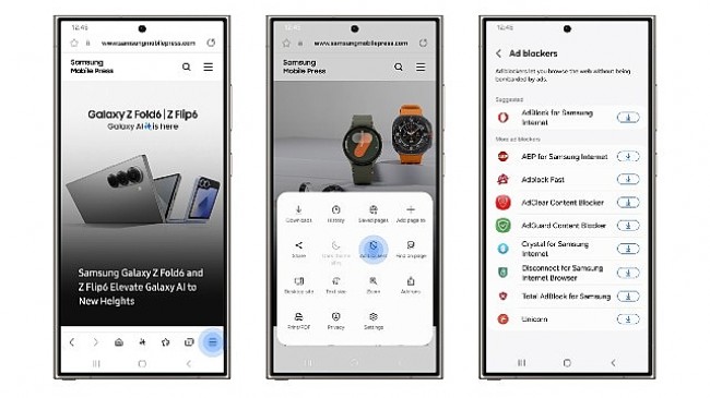 Samsung Internet sayesinde Galaxy kullanıcılarının çevrimiçi gizliliği koruma altında