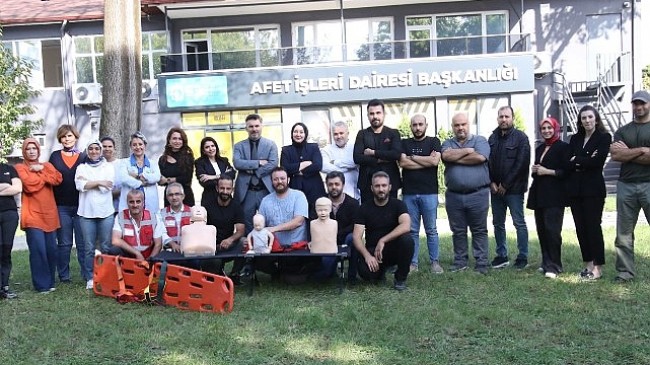 Afet İşleri personeline ilk yardım eğitimi