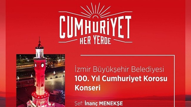 Cumhuriyet Bayramı’na özel 100. Yıl Cumhuriyet Korosu konseri