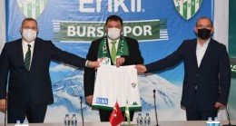 Erikli, #bizbizeyeteriz diyerek yola çıkan Bursaspor’un yanında yerini aldı