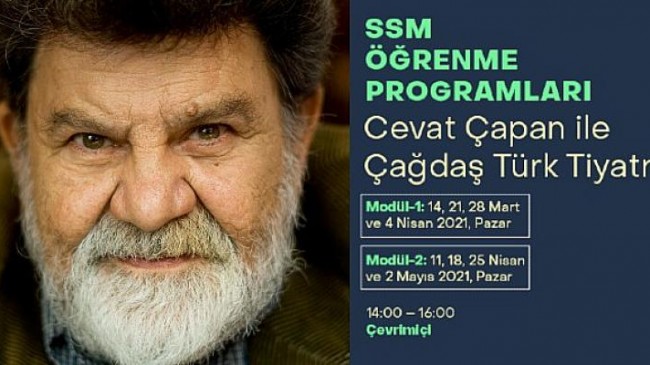 SSM Öğrenme Programları Cevat Çapan’ın ‘Çağdaş Türk Tiyatrosu’  seminerleriyle devam ediyor