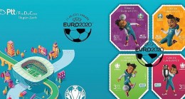 PTT Tarafından Resmi Lisansla Çıkarılan “Uefa Euro 2020tm” Konulu Anma Pulu Ve İlkgün Zarfı