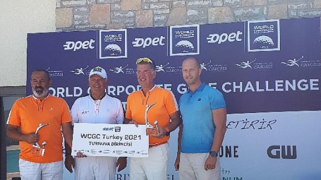 Dünyanın en geniş katılımlı golf turnuvası WCGC Turkey 2021’in kazananı Lumberjack takımı oldu