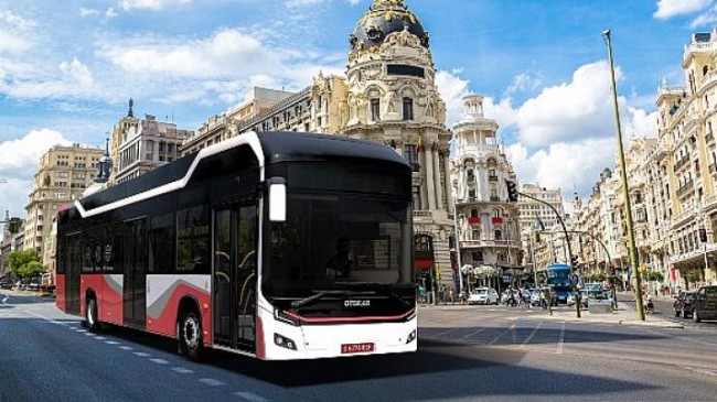 Otokar’ın elektrikli otobüsü Kent Electra’nın Avrupa tanıtımları devam ediyor