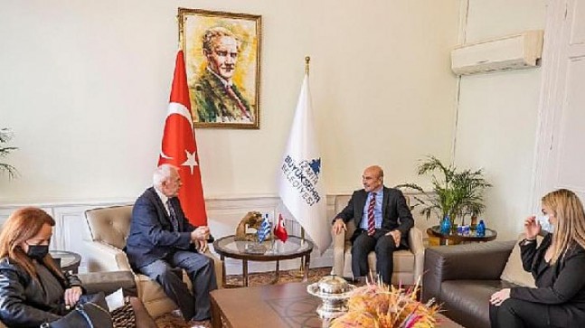 Yunanistan’ın Ankara Büyükelçisi Başkan Soyer’i ziyaret etti