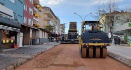 Körfez Akşemsettin Caddesi asfaltlandı