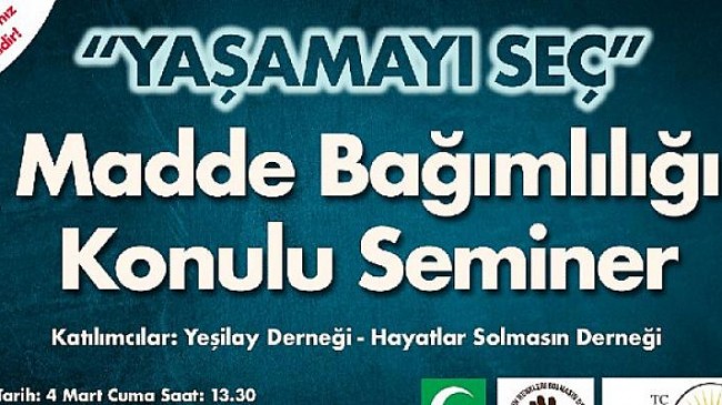 Van Büyükşehir Belediyesi ‘Madde Bağımlılığı’ ile ilgili seminer düzenleyecek.