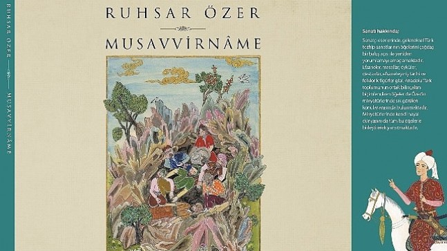 Ressam Ruhsar Özerin yeni kitabı "Musavvirname" okurları ile buluşuyor