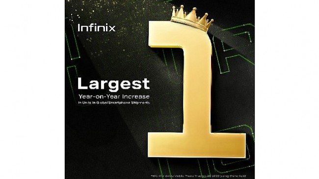 Infinix, 2023 yılının 3'üncü çeyreğinde en çok büyüyen marka oldu