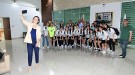 Başkan Kınay Orbit Karabağlarspor Kız Futbol Takımı'yla buluştu: Şampiyonluk bekliyoruz