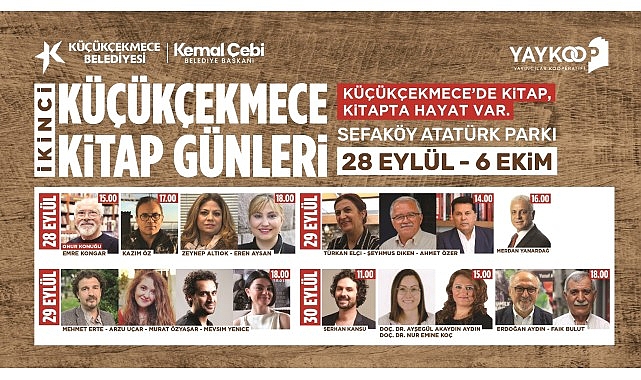 Küçükçekmece’de Kitap Günleri’ne geri sayım başladı